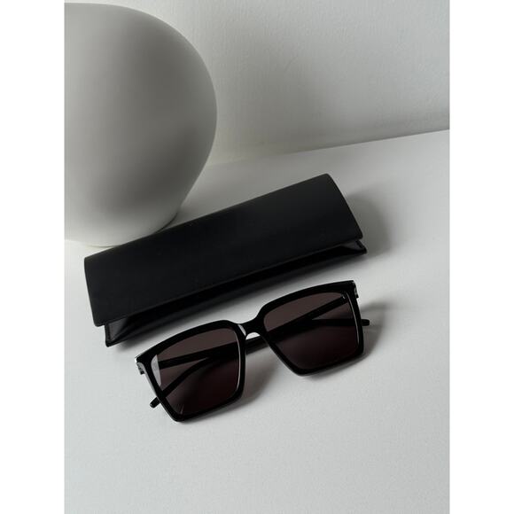 Copied - NEW Saint Laurent SL474 Black Square Sunglasses